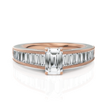 Load image into Gallery viewer, Designer Baguette Diamond Wedding Ring