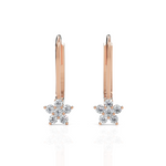 Load image into Gallery viewer, Fern Diamond Dropping Earrings