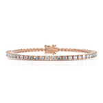 Load image into Gallery viewer, Everyday Round Cut Diamond Tennis Bracelet(0.067 Each)