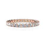 Load image into Gallery viewer, Brimming Round Cut Diamond Full Eternity Band