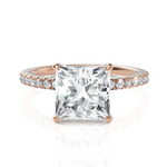 Load image into Gallery viewer, Gleaming Solitaire Princess Cut Diamond Ring (2.00 CT. Princess Cut)