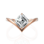 Load image into Gallery viewer, Solitude Mirage Asscher Cut 1.50 CT. Diamond Ring