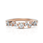 Load image into Gallery viewer, Scattered Miracle Round Diamond Ring