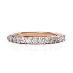Load image into Gallery viewer, Glistening Classic Diamond Half Eternity Band