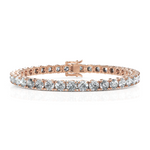 Load image into Gallery viewer, Sparkling Round Cut Diamond Tennis Bracelet(0.30CT Each)