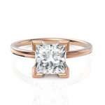 Load image into Gallery viewer, Nebula Solitaire Princess Cut Spark Ring