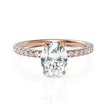 Load image into Gallery viewer, Grand Oval Classic Fine Solitaire Diamond Ring (1.00 Ct. Oval Cut)