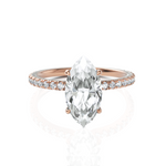 Load image into Gallery viewer, Eleanor Marquise Cut Solitaire Diamond Ring (2.00 CT. Marquise Cut)