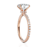 Load image into Gallery viewer, Finest Solitaire Oval Cut Diamond Wedding Ring (1.50 CT. Oval Cut)