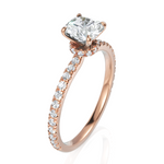 Load image into Gallery viewer, Glorious Radiant Square Diamond Ring (1.00 CT. Radiant Square)