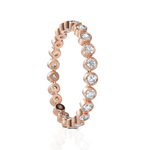 Load image into Gallery viewer, Alluring Round Bezel Setting Diamond Eternity Band