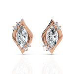 Load image into Gallery viewer, Classic Marquise Cut Diamond Studs