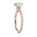 Load image into Gallery viewer, Grand Oval Classic Fine Solitaire Diamond Ring (1.00 Ct. Oval Cut)