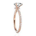 Load image into Gallery viewer, Dignified Pear Cut Solitaire Diamond Wedding Ring (1.00 CT. Pear Cut)