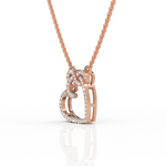 Load image into Gallery viewer, Infinity Love Diamond Pendant
