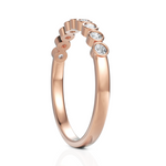 Load image into Gallery viewer, Elegant half Eternity Ring With Round Cut Diamond