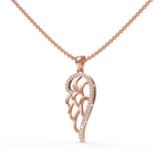 Load image into Gallery viewer, Superior Diamond Feather Pendant ( Neck Chain Is Not A Part Of The Product And Can Be Bought Separately )