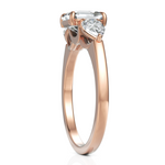Load image into Gallery viewer, Peerless Asscher Cut & Pear Cut Trio Diamond Ring (1.50 CT. Asscher Cut)