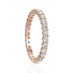 Load image into Gallery viewer, Brimming Round Cut Diamond Full Eternity Band