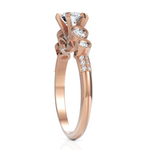 Load image into Gallery viewer, Innovative Diamond Ring With Pear Cut & Round Cut Diamond