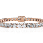 Load image into Gallery viewer, Sparkling Round Cut Diamond Tennis Bracelet(0.30CT Each)