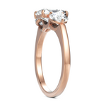 Load image into Gallery viewer, Radiant Cut & Round Cut Solitaire Diamond Ring (1.50 CT. Radiant Cut)