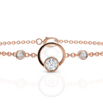 Load image into Gallery viewer, WHISPERING EMBRACE WILLOW DIAMOND BRACELET