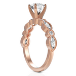 Load image into Gallery viewer, 1.00 Carat Solitaire With Marquise Cut Diamond Ring