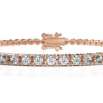 Load image into Gallery viewer, Everyday Round Cut Diamond Tennis Bracelet(0.067 Each)