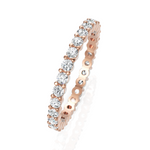 Load image into Gallery viewer, Brimming Round Cut Diamond Full Eternity Band
