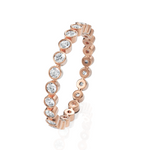 Load image into Gallery viewer, Alluring Round Bezel Setting Diamond Eternity Band