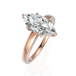 Load image into Gallery viewer, Solitaire Cascade Ring