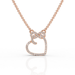 Load image into Gallery viewer, Infinity Love Diamond Pendant