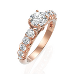 Load image into Gallery viewer, Glistening Classic Round Diamond Ring