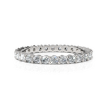 Load image into Gallery viewer, Brimming Round Cut Diamond Full Eternity Band