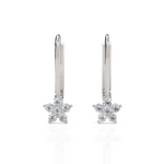 Load image into Gallery viewer, Fern Diamond Dropping Earrings