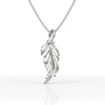Load image into Gallery viewer, Tendril Fern Diamond Pendant ( Neck Chain Is Not A Part Of The Product And Can Be Bought Separately )