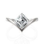 Load image into Gallery viewer, Solitude Mirage Asscher Cut 1.50 CT. Diamond Ring