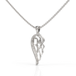 Load image into Gallery viewer, Superior Diamond Feather Pendant ( Neck Chain Is Not A Part Of The Product And Can Be Bought Separately )