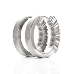 Load image into Gallery viewer, Scarlett Sparkle Diamond Hoop Earrings