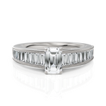 Load image into Gallery viewer, Designer Baguette Diamond Wedding Ring