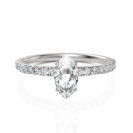 Load image into Gallery viewer, Imperial Marquise Cut Solitaire Diamond Ring (0.50 CT. Marquise)
