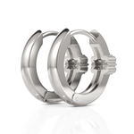 Load image into Gallery viewer, Seven Stone Charming Diamond Hoop Earrings