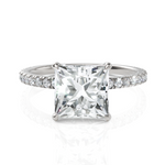 Load image into Gallery viewer, Gleaming Solitaire Princess Cut Diamond Ring (2.00 CT. Princess Cut)