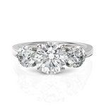 Load image into Gallery viewer, Troupe Round Three Stone Round Cut Diamond Ring (1.5 CT. Center Diamond)