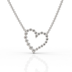 Load image into Gallery viewer, Glimmer Heart Diamond Pendant