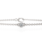 Load image into Gallery viewer, Solitary Round Cut Diamond Bracelet