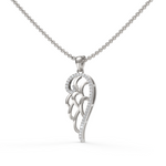 Load image into Gallery viewer, Superior Diamond Feather Pendant ( Neck Chain Is Not A Part Of The Product And Can Be Bought Separately )