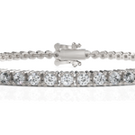 Load image into Gallery viewer, Everyday Round Cut Diamond Tennis Bracelet(0.067 Each)