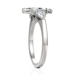 Load image into Gallery viewer, Classic Three Stone Marquise Cut & Pear Cut Diamond Solitaire Ring (1.50 CT. Marquise Cut)